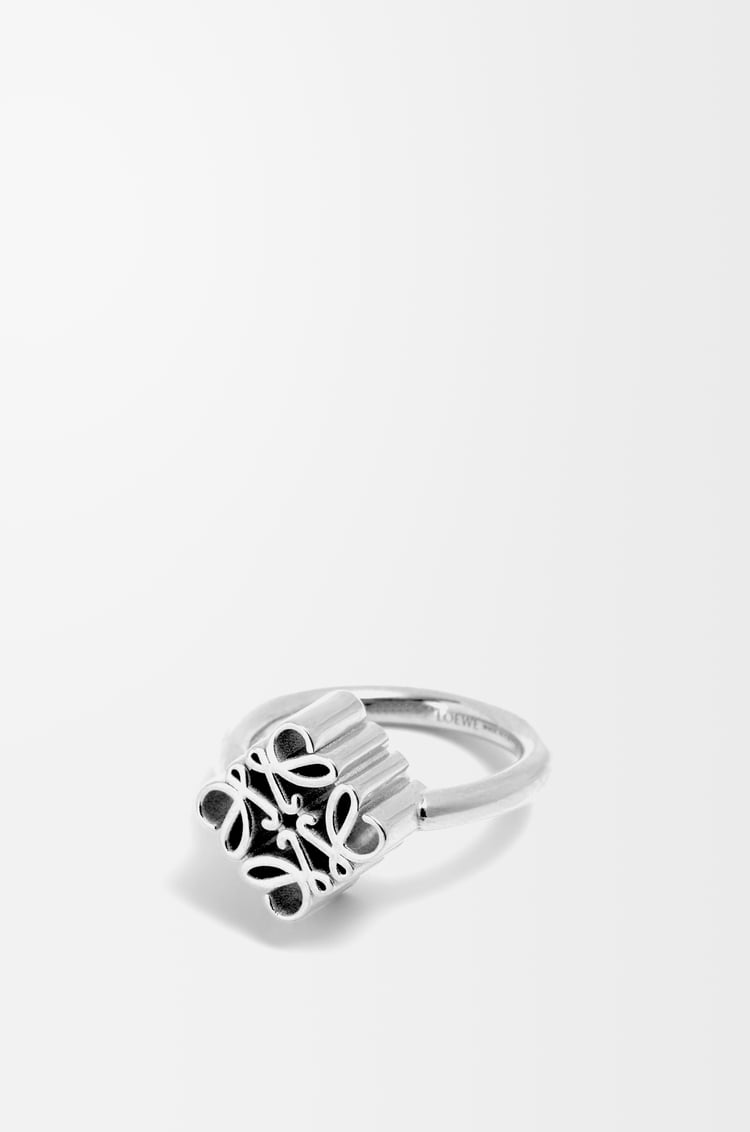 Loewe Single Anagram ring in sterling silver 1 Colours
