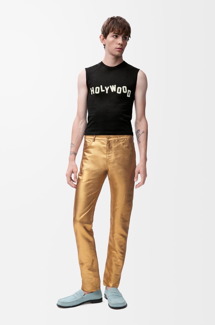 Loewe Sleeveless T-shirt In Cotton And Viscose 1 Colours