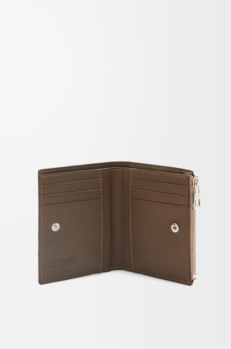 Loewe Slim Compact Wallet In Soft Grained Calfskin 2 Colours