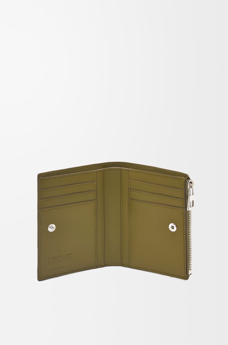 Loewe Slim Compact Wallet In Soft Grained Calfskin 3 Colours