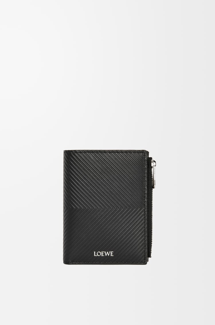 Loewe Slim compact walllet in textured classic calfskin 4 Colours