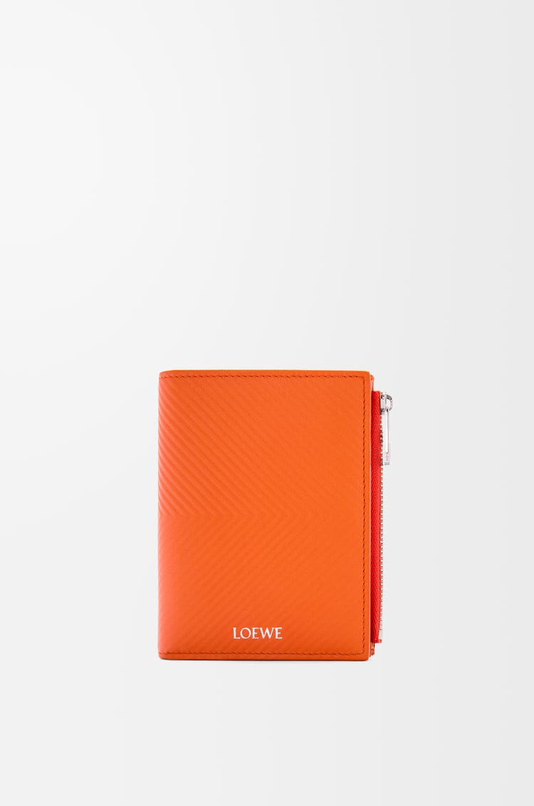 Loewe Slim compact walllet in textured classic calfskin 4 Colours