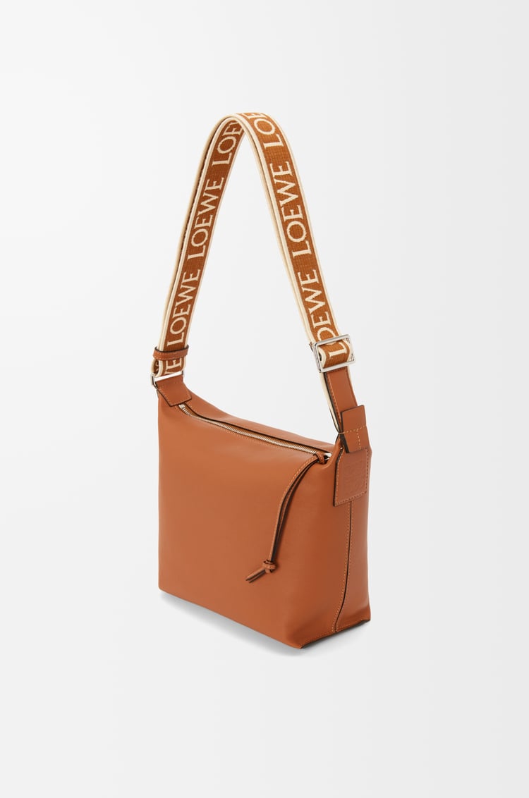 Loewe Small Cubi crossbody bag in supple smooth calfskin and jacquard 6 Colours