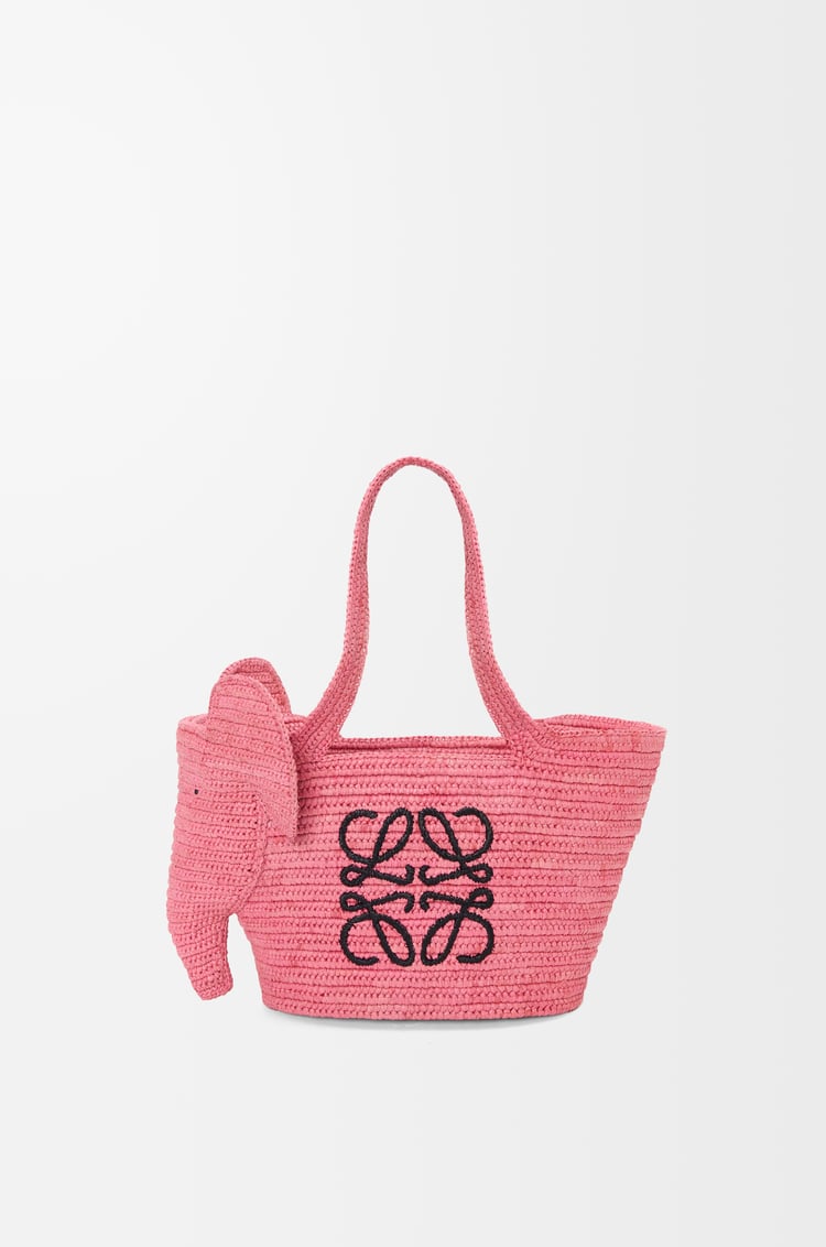 Loewe Small Elephant Basket bag in raffia 1 Colours