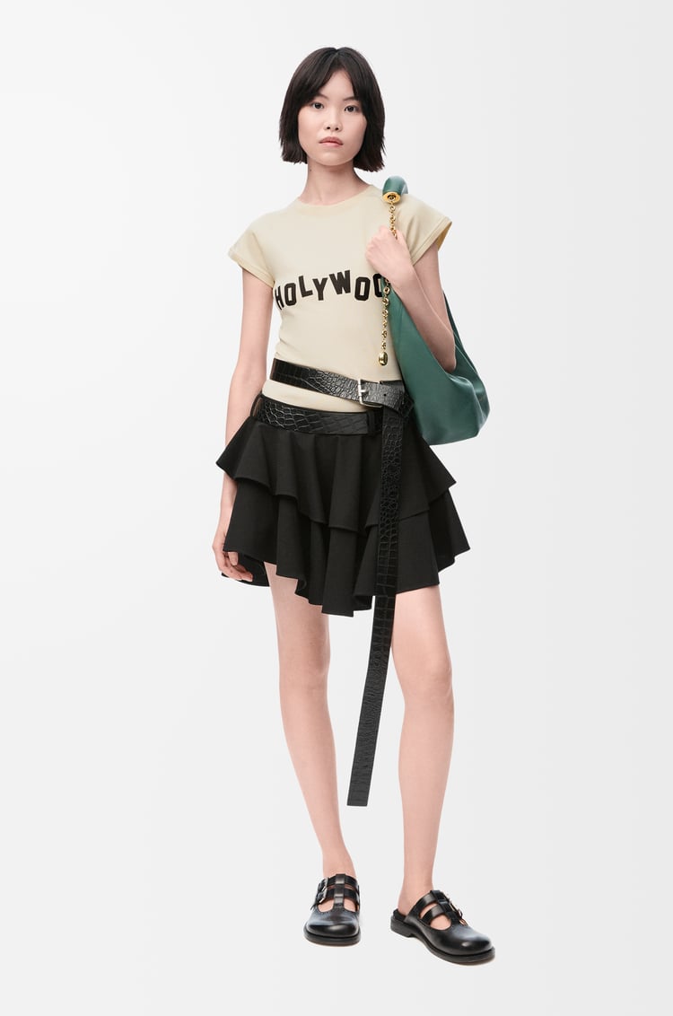 Loewe Small Fit T-shirt In Cotton And Viscose 2 Colours