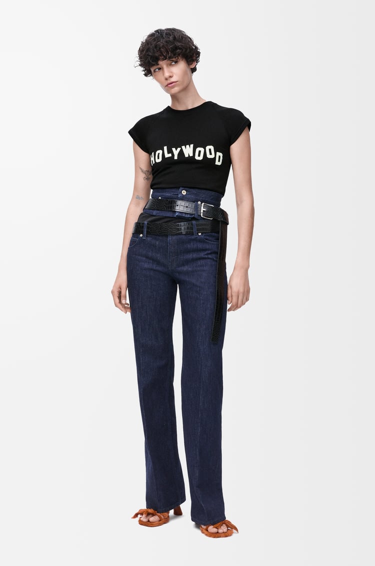 Loewe Small Fit T-shirt In Cotton And Viscose 2 Colours