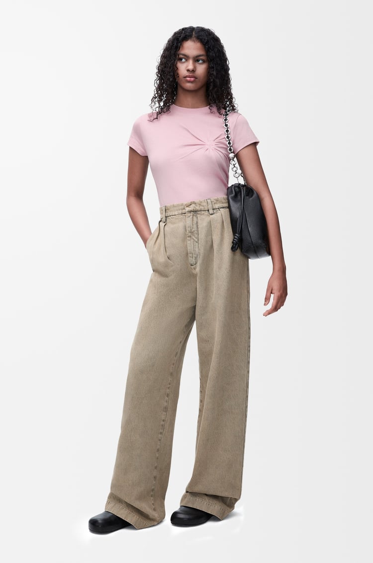 Loewe Small Fit T-shirt In Cotton And Viscose 3 Colours