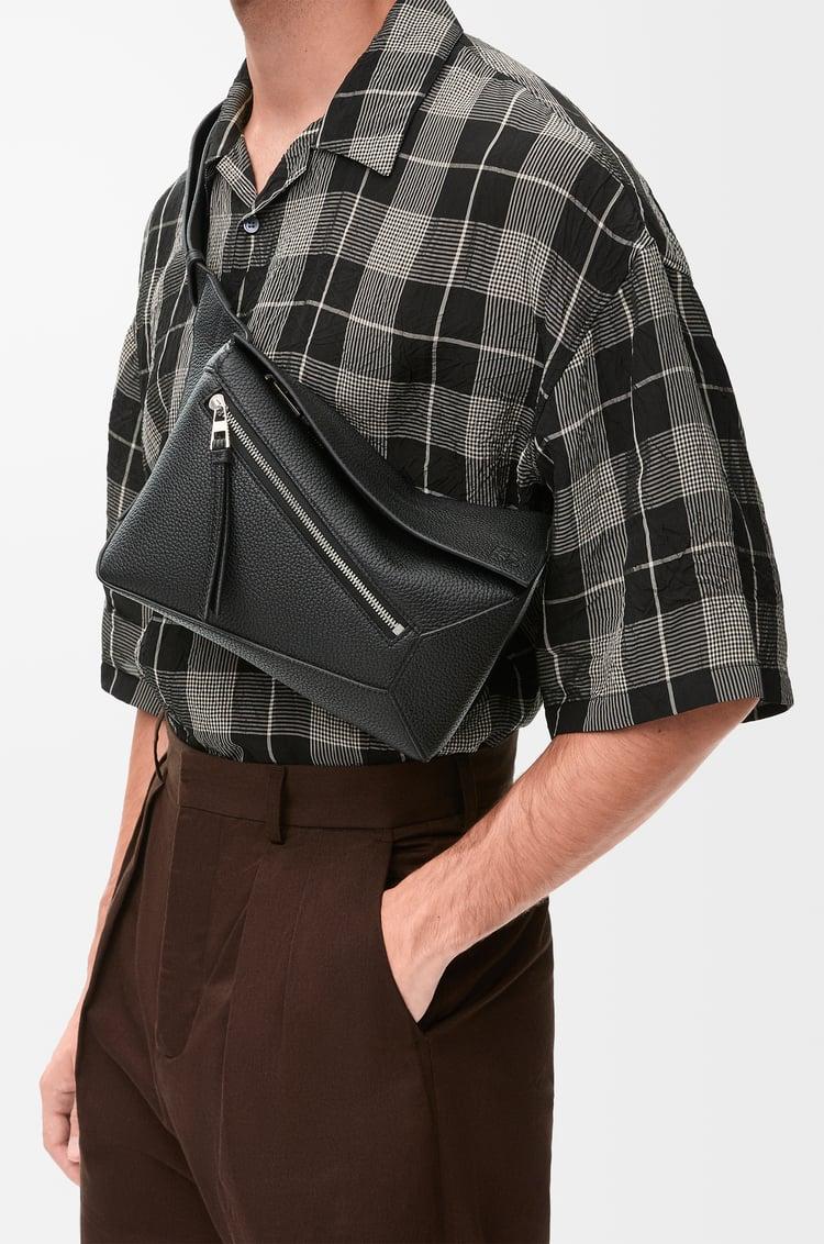 Loewe Small Puzzle Bumbag In Grained Calfskin 2 Colours
