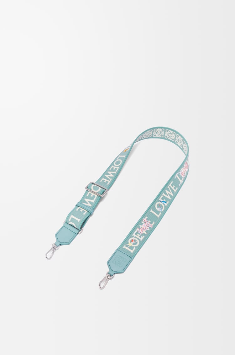 Loewe Squid Anagram strap in jacquard and calfskin 1 Colours