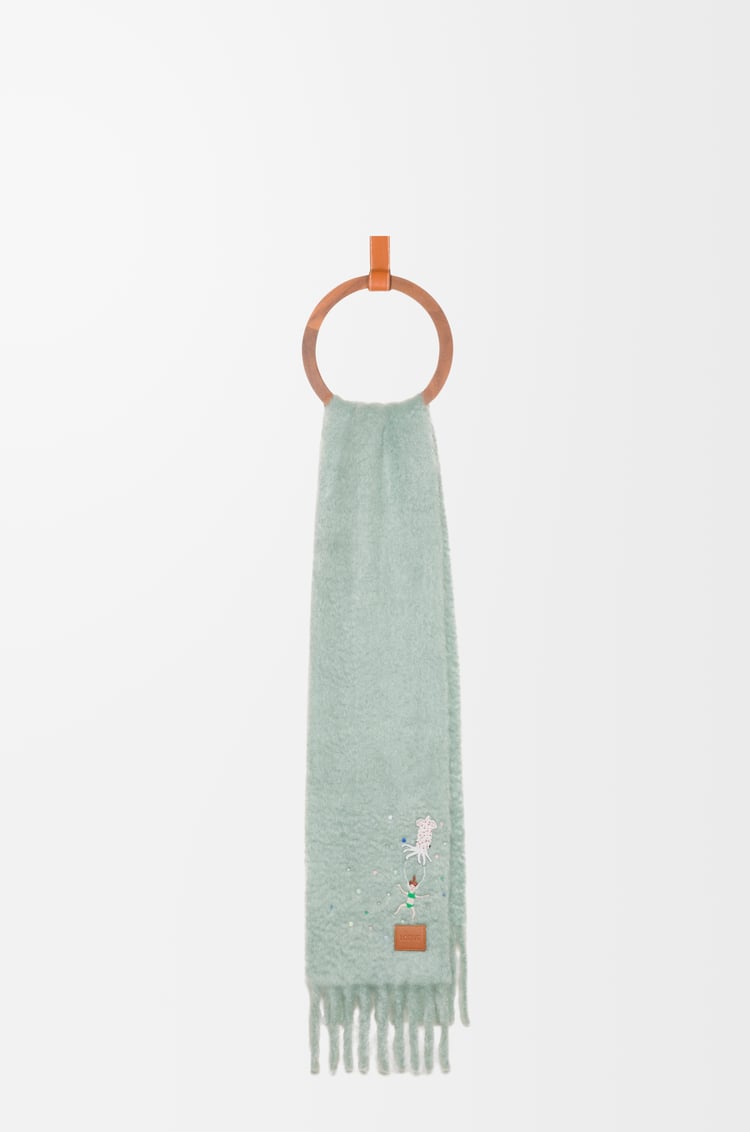 Loewe Squid Scarf In Mohair And Wool Blend 1 Colours