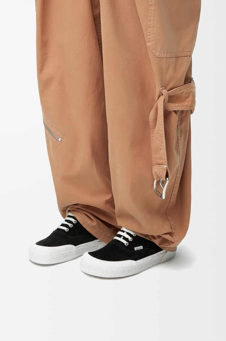 Loewe Terra Vulca Lace-up Sneaker In Suede 1 Colours