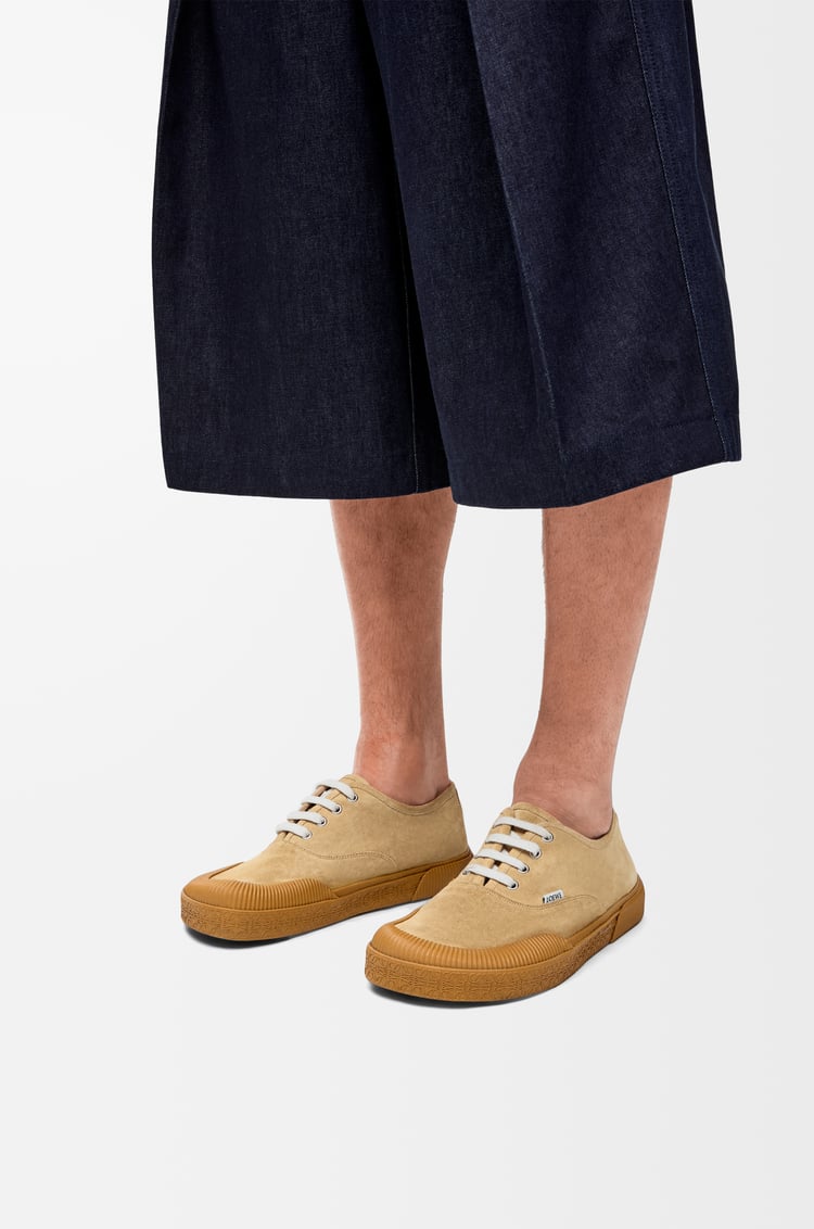 Loewe Terra Vulca Lace-up Sneaker In Suede 3 Colours