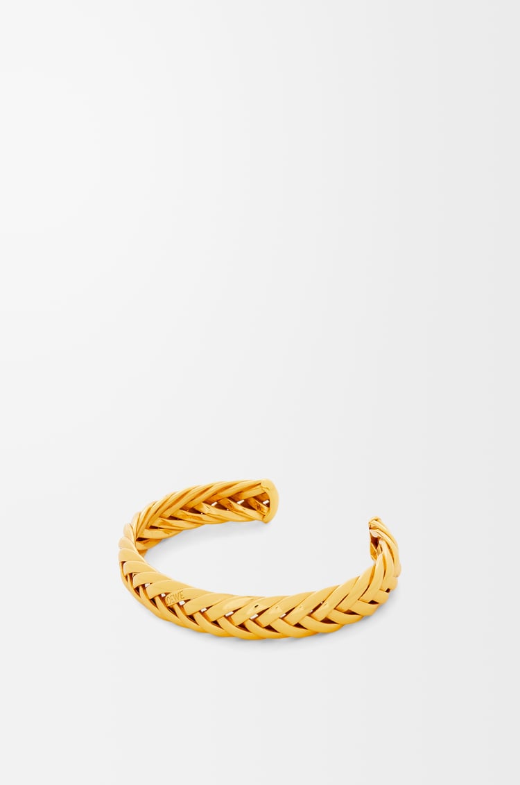 Loewe Thin braided cuff in sterling silver 1 Colours