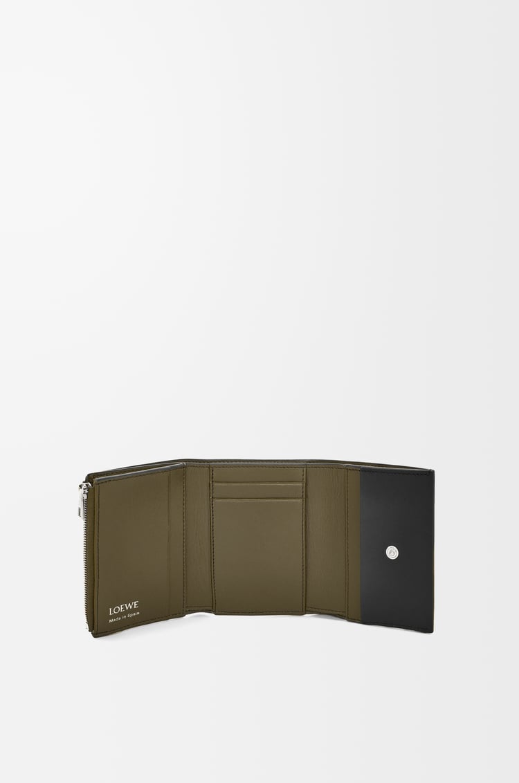 Loewe Trifold Zip Wallet In Shiny Nappa Calfskin 4 Colours