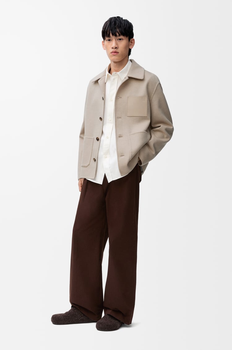 Loewe Workwear Jacket In Wool And Cashmere 3 Colours