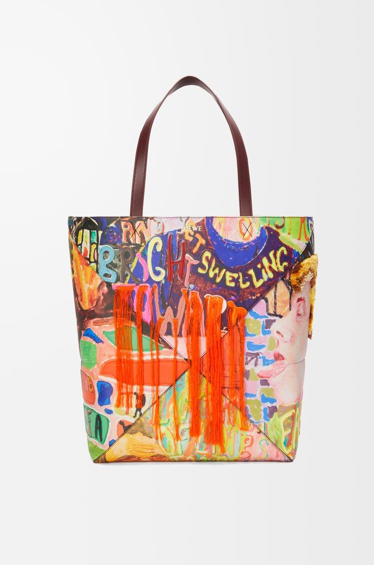 Loewe XL Puzzle Fold tote in classic calfskin 2 Colours