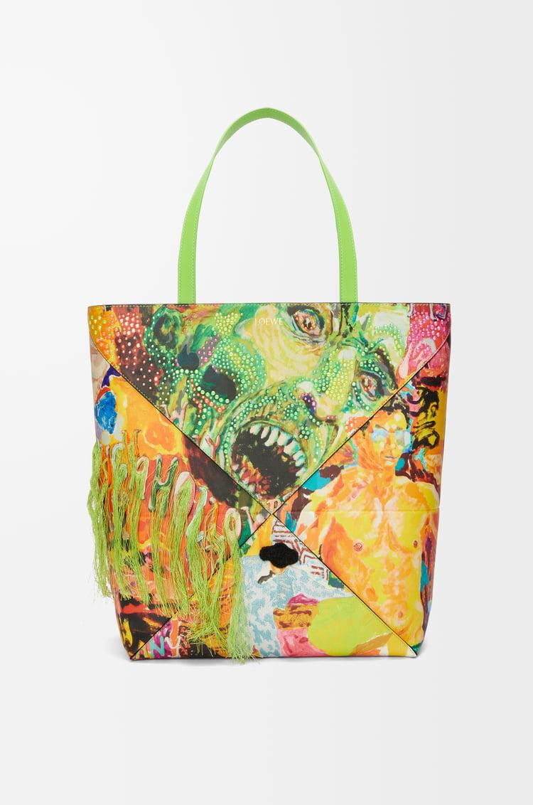 Loewe XL Puzzle Fold tote in classic calfskin 2 Colours