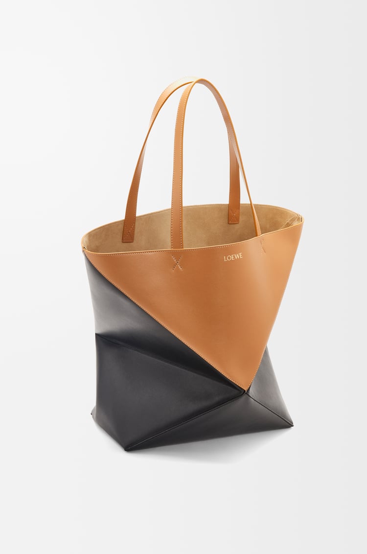 Loewe XL Puzzle Fold Tote In Shiny Calfskin 1 Colours