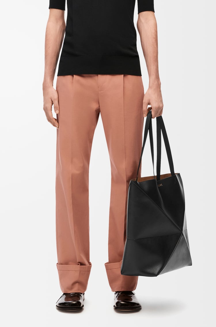 Loewe XL Puzzle Fold Tote In Shiny Calfskin 9 Colours