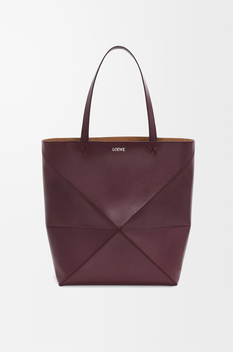 Loewe XL Puzzle Fold tote in shiny calfskin 9 Colours