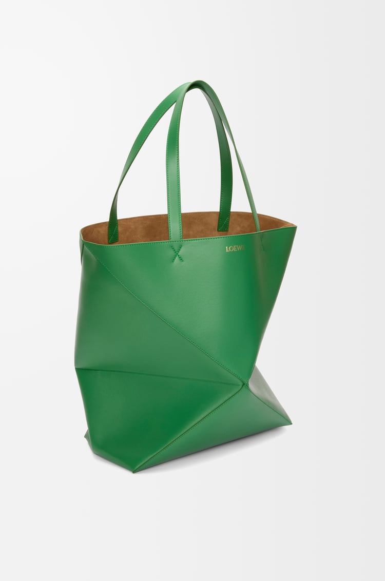 Loewe XL Puzzle Fold Tote In Shiny Calfskin 9 Colours