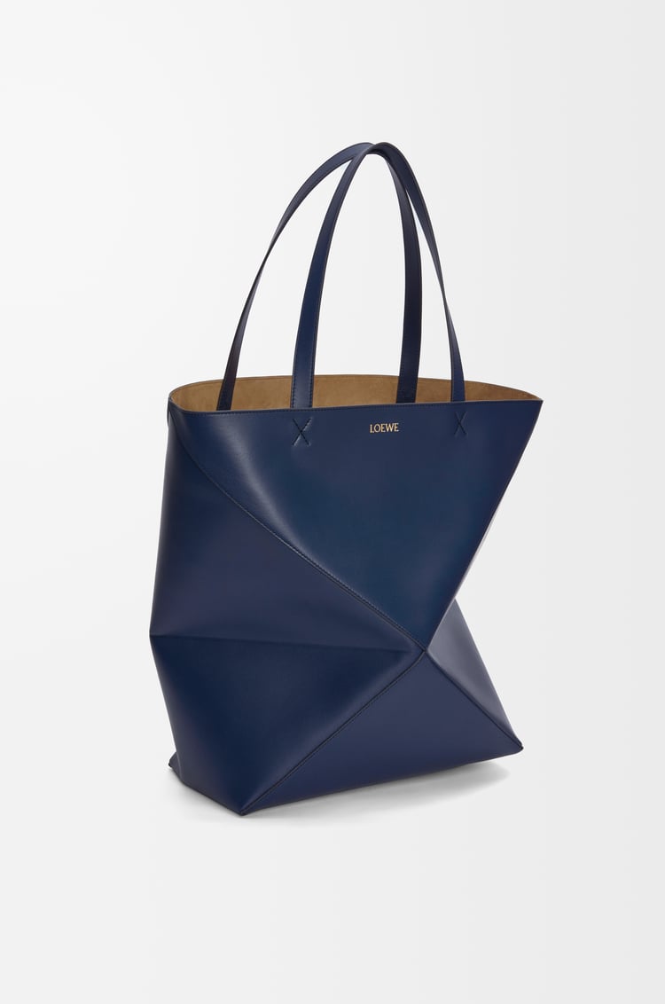 Loewe XL Puzzle Fold Tote In Shiny Calfskin 9 Colours