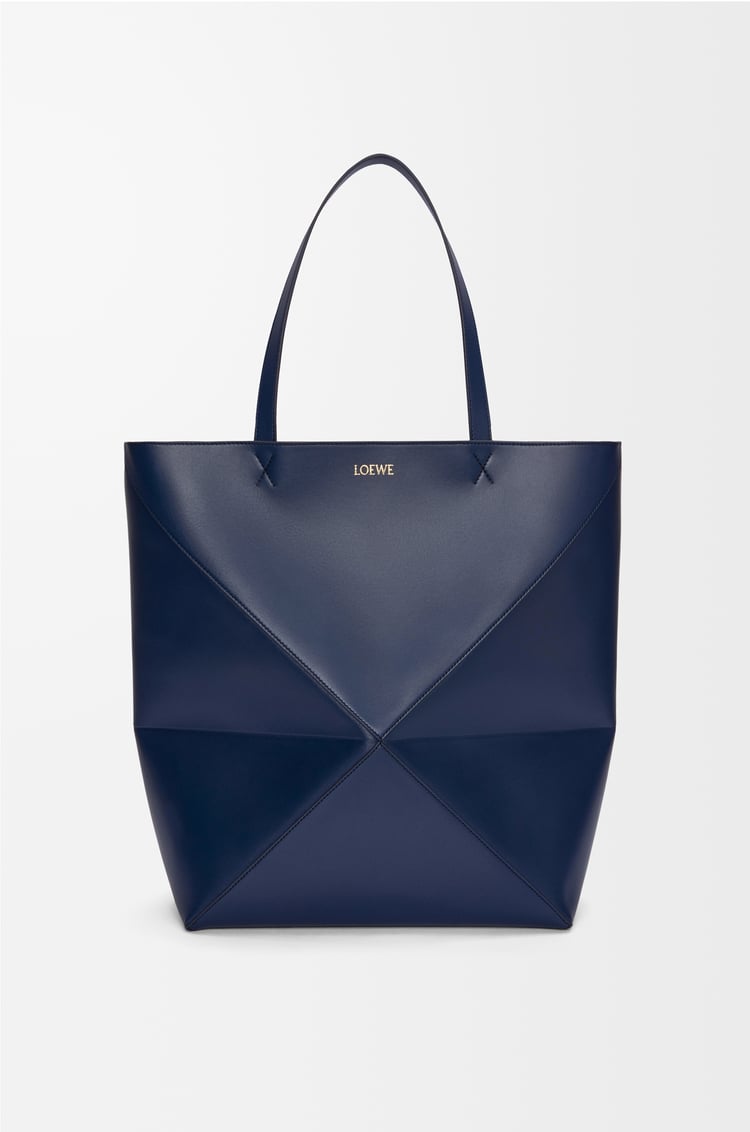 Loewe XL Puzzle Fold tote in shiny calfskin 9 Colours