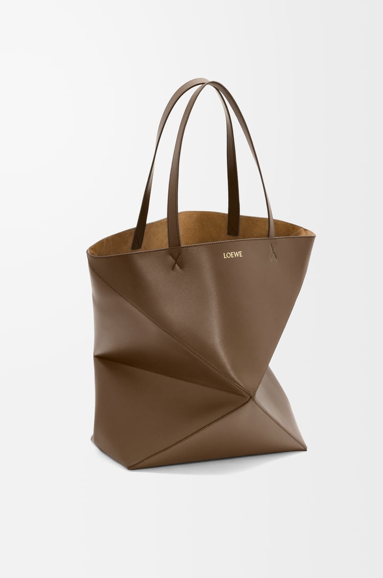 Loewe XL Puzzle Fold Tote In Shiny Calfskin 9 Colours