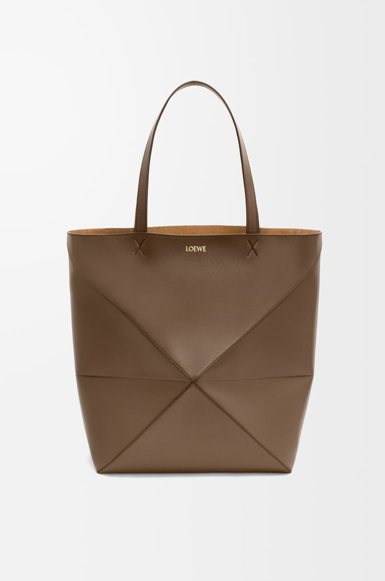 Loewe XL Puzzle Fold tote in shiny calfskin 9 Colours