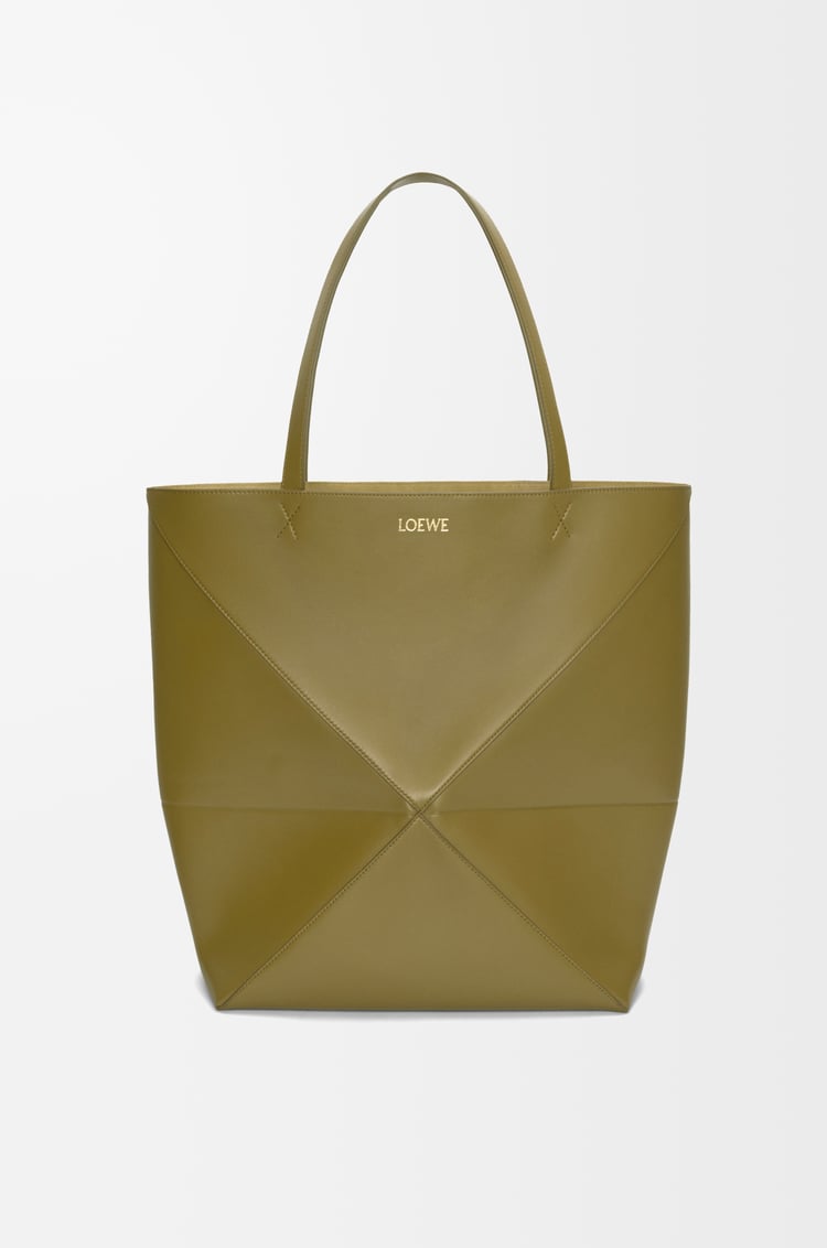 Loewe XL Puzzle Fold tote in shiny calfskin 9 Colours