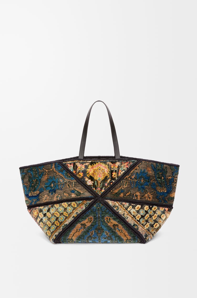 Loewe XXL Carpet Puzzle Fold Tote in silk and wool 1 Colours