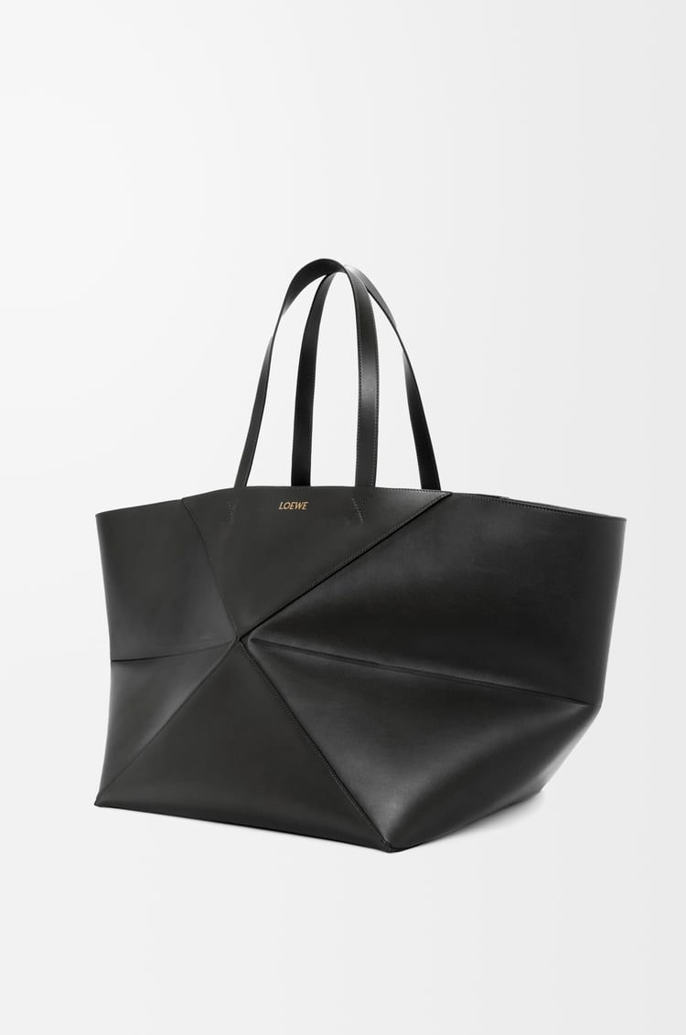 Loewe XXL Puzzle Fold Tote In Shiny Calfskin 2 Colours