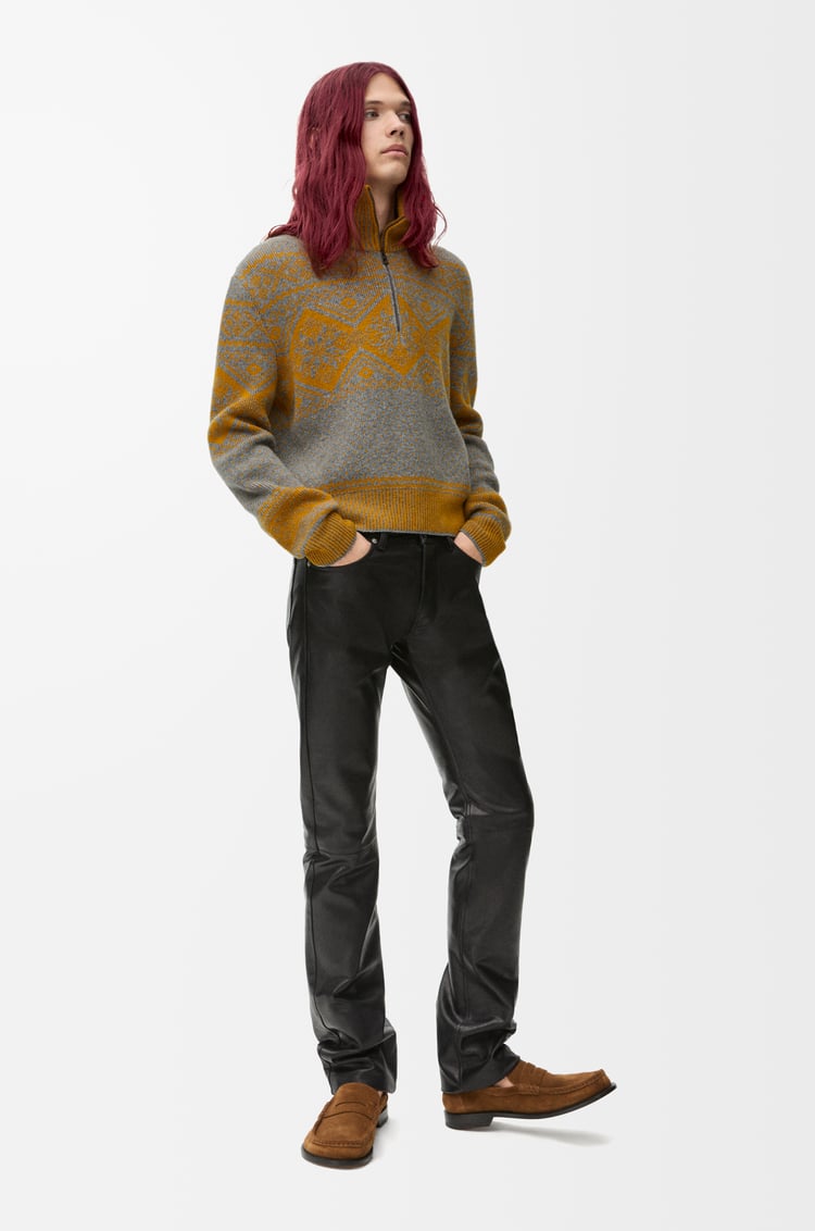 Loewe Zip-up Sweater In Wool And Cashmere 1 Colours