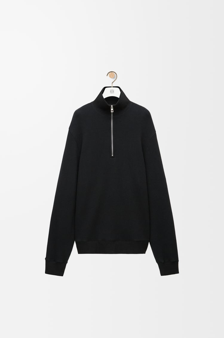 Loewe Zip-up sweatshirt in cotton and cashmere 1 Colours