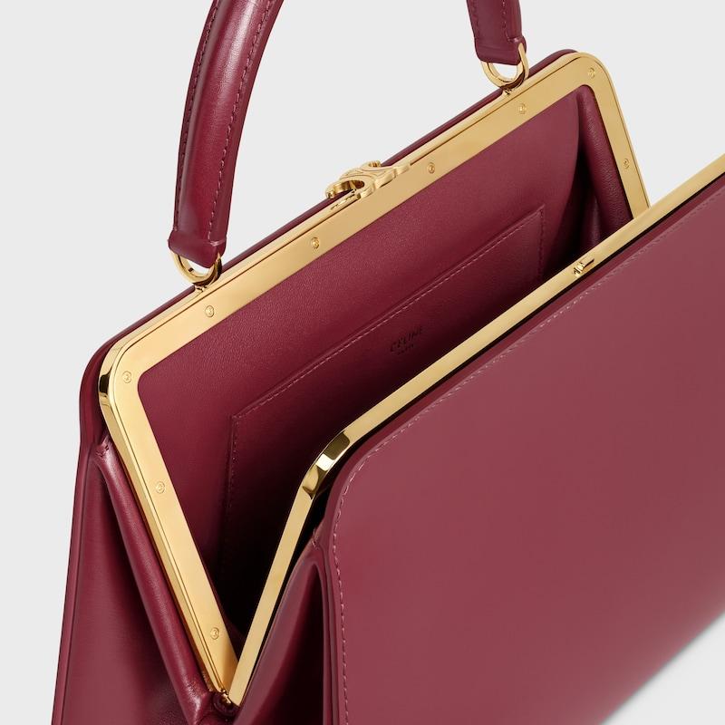 Celine ANTOINETTE CELINE MEDIANO DE PIEL DE BECERRO SATINADA NATURAL