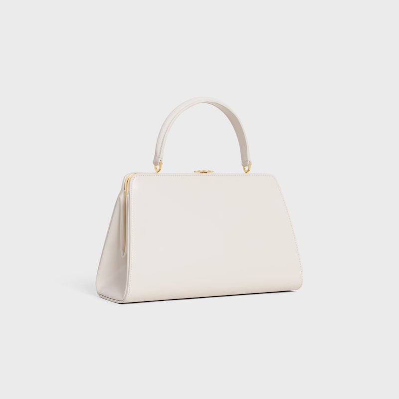 Celine ANTOINETTE CELINE MEDIANO DE PIEL DE BECERRO SATINADA NATURAL