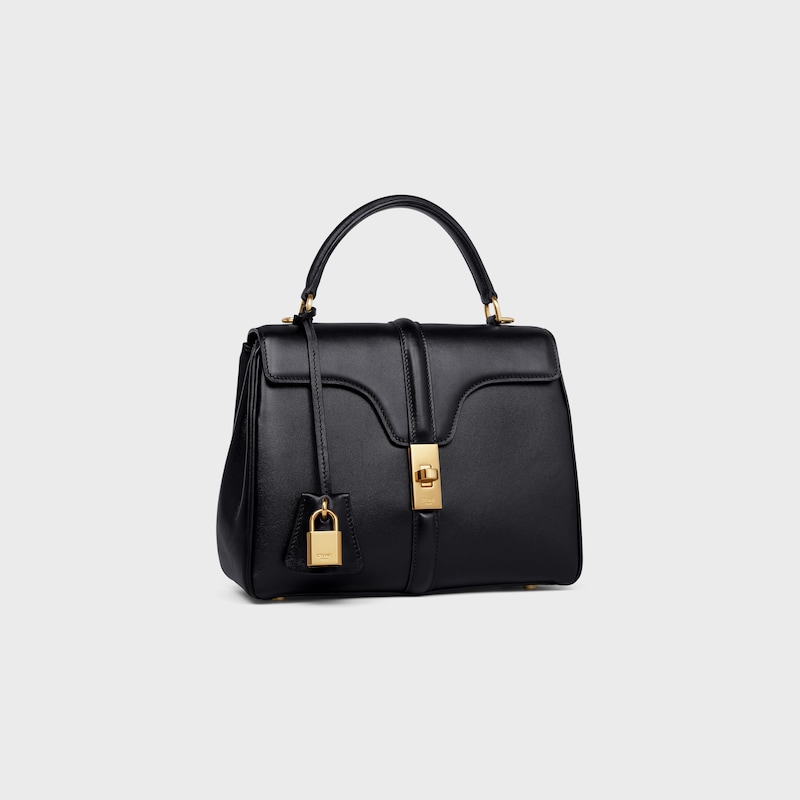 Celine Bolso 16 Pequeño De Piel De Becerro Satinada