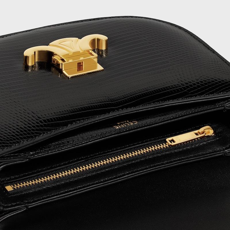 Celine BOLSO BESACE CON CADENA CLEA DE PIEL DE LAGARTO