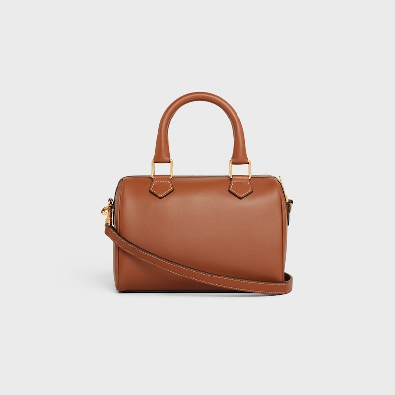 Celine BOLSO BOSTON PEQUEÑO DE PIEL DE BECERRO LISA