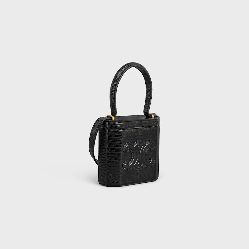 Celine Bolso Con Cierre De Piel Triomphe Y Piel De Lagarto