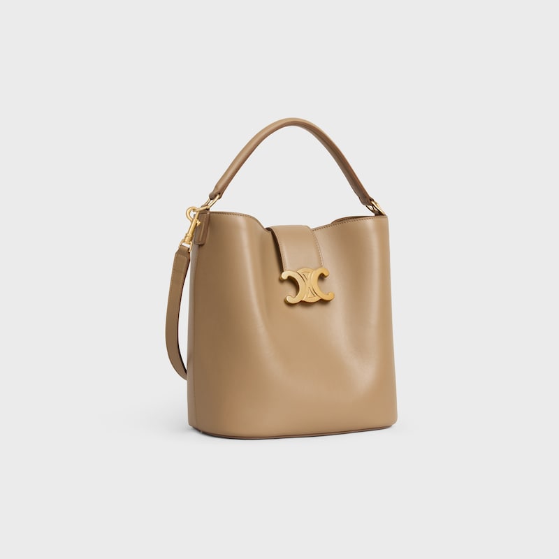 Celine BOLSO CUBO LOUISE MEDIANO DE PIEL DE BECERRO LISA