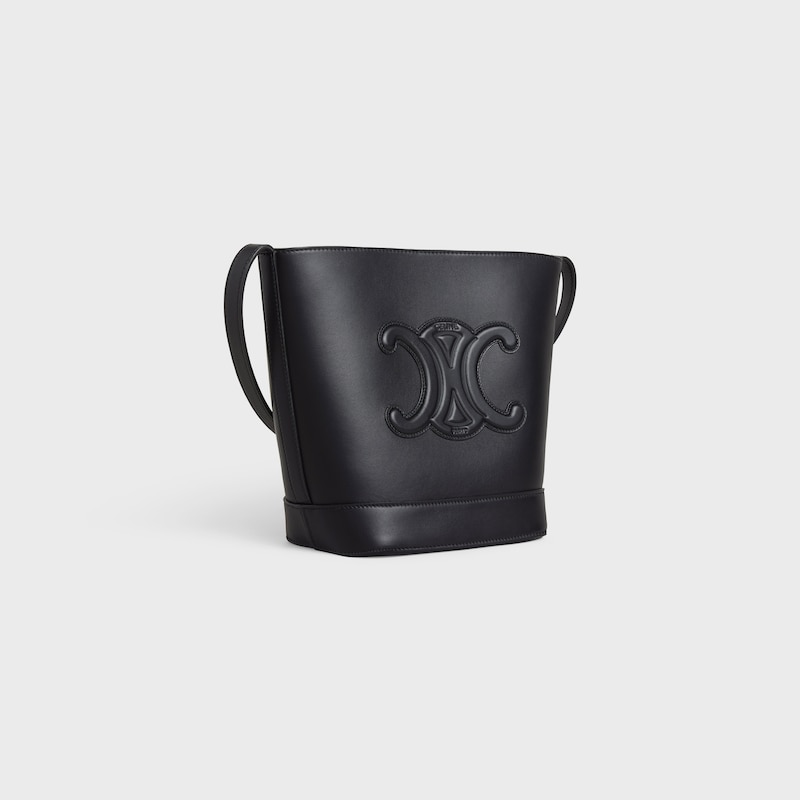 Celine BOLSO CUBO PEQUEÑO DE PIEL TRIOMPHE DE PIEL DE BECERRO LISA