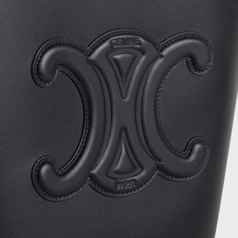 Celine BOLSO CUBO PEQUEÑO DE PIEL TRIOMPHE DE PIEL DE BECERRO LISA