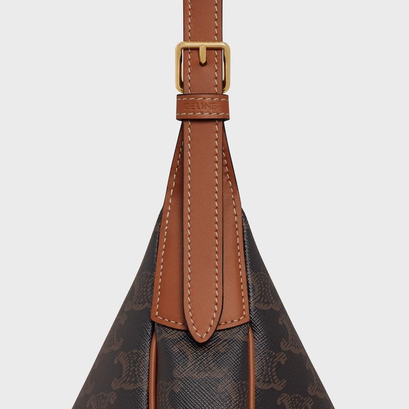 Celine BOLSO HELOÏSE PEQUEÑO DE PIEL TRIOMPHE LONA TRIOMPHE Y PIEL DE BECERRO