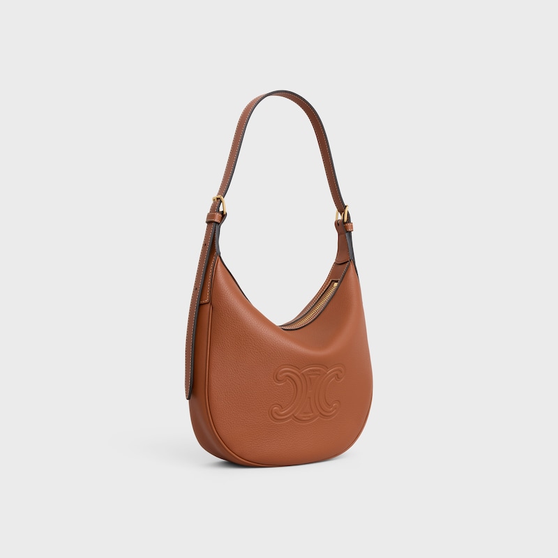 Celine BOLSO HELOÏSE PEQUEÑO DE PIEL TRIOMPHE Y PIEL DE BECERRO FLEXIBLE CON TEXTURA GRANULADA