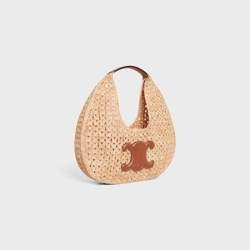 Celine BOLSO HOBO CELINE CLASSIC PANIER DE RAFIA Y PIEL DE BECERRO