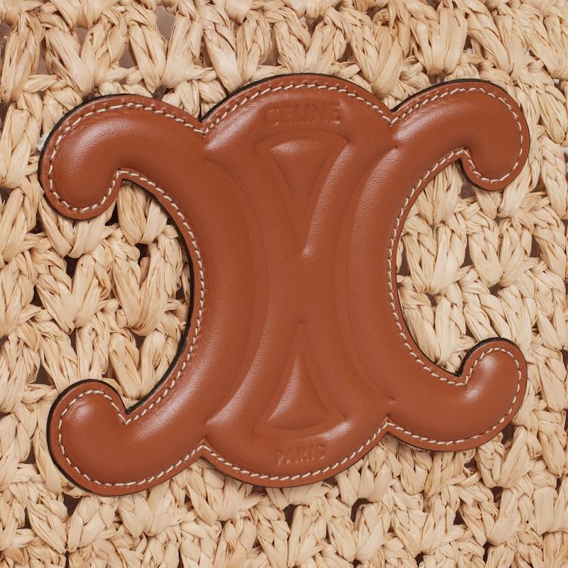 Celine BOLSO HOBO CELINE CLASSIC PANIER DE RAFIA Y PIEL DE BECERRO