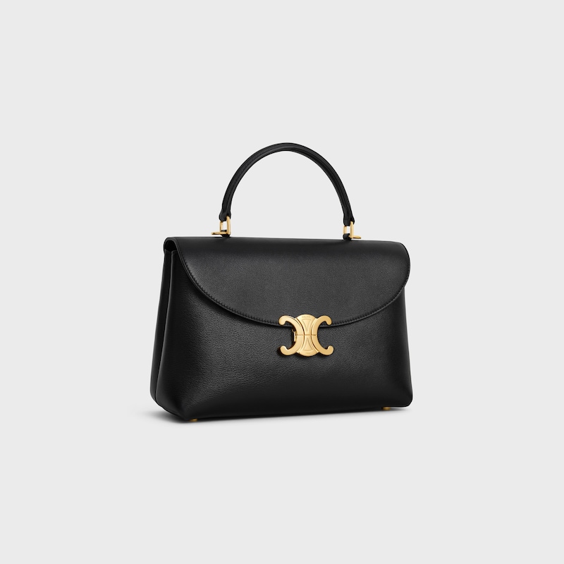 Celine BOLSO NINO MEDIANO DE PIEL DE BECERRO FLEXIBLE CON TEXTURA GRANULADA