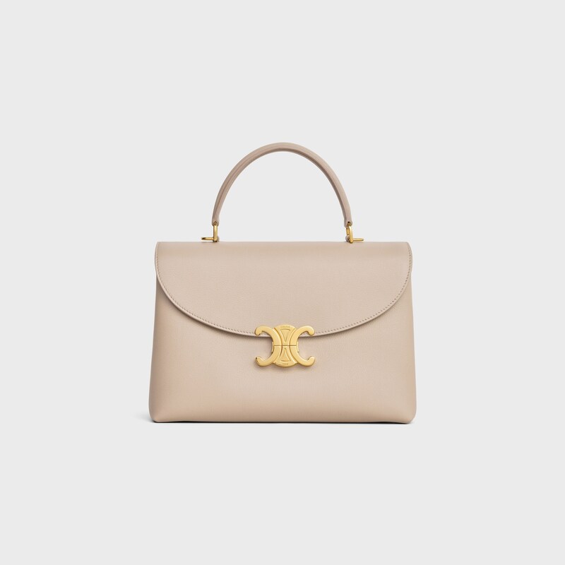 Celine BOLSO NINO MEDIANO DE PIEL DE BECERRO FLEXIBLE CON TEXTURA GRANULADA