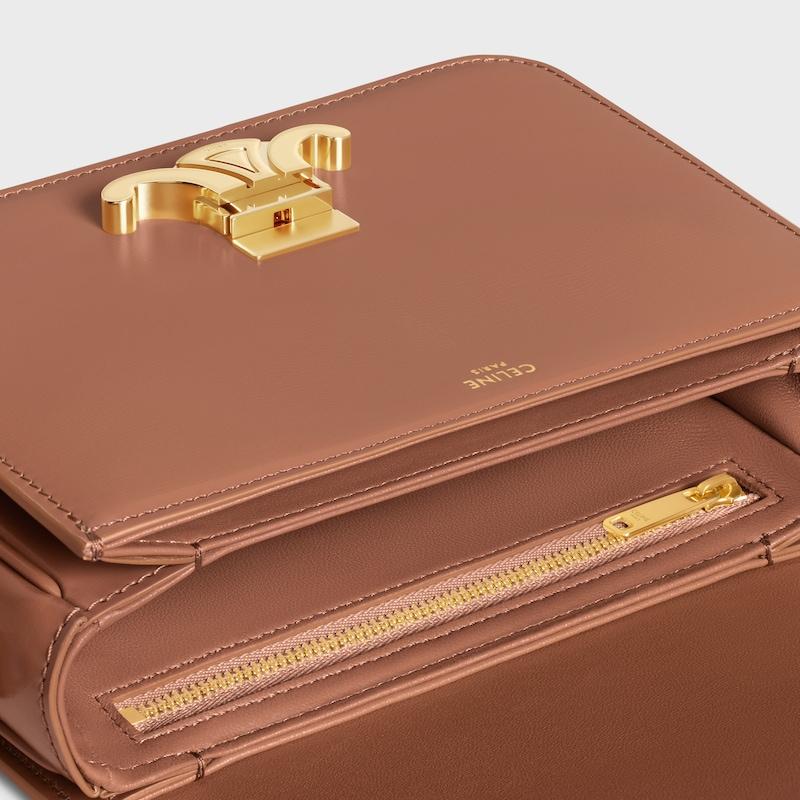 Celine Bolso Teen Triomphe De Piel De Becerro Brillante